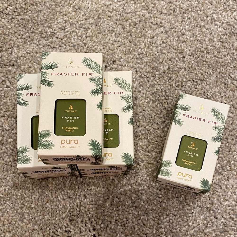 6 PURA Thymes Frasier Fir Fragrance Refills